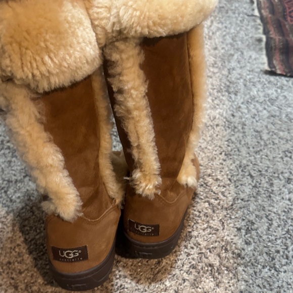 UGG Tan Shearling-Lined Winter Boots - Picture 8 of 15